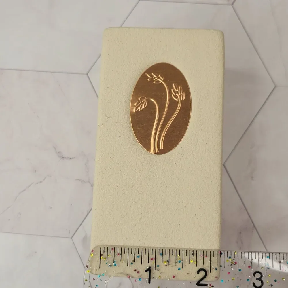 PartyLite Sandstone votive candle holder ivory set of 2 - Picture 5 of 11